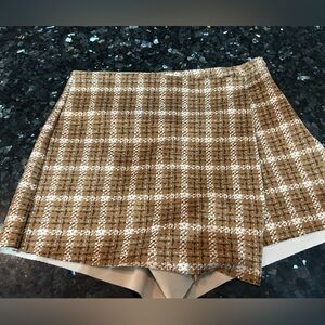Blashe plaid Skort- small